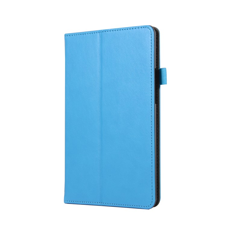 Wallet Stand Leather Protective Shell with Elastic Band for Huawei MediaPad M5 8 - Baby Blue-2