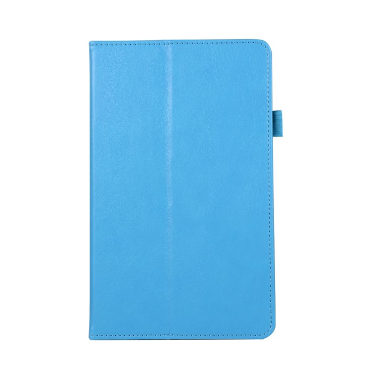 Wallet Stand Leather Protective Shell with Elastic Band for Huawei MediaPad M5 8 - Baby Blue-3