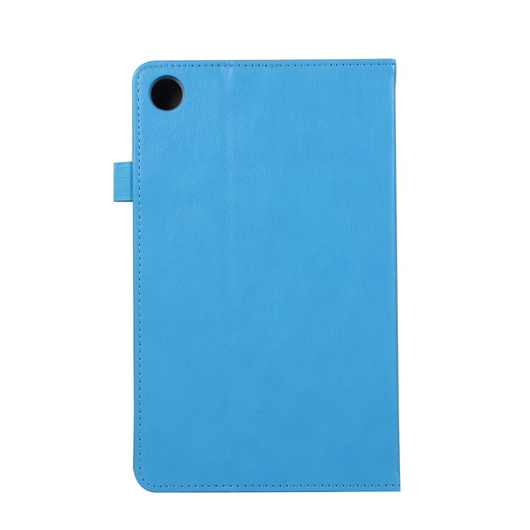 Wallet Stand Leather Protective Shell with Elastic Band for Huawei MediaPad M5 8 - Baby Blue-4