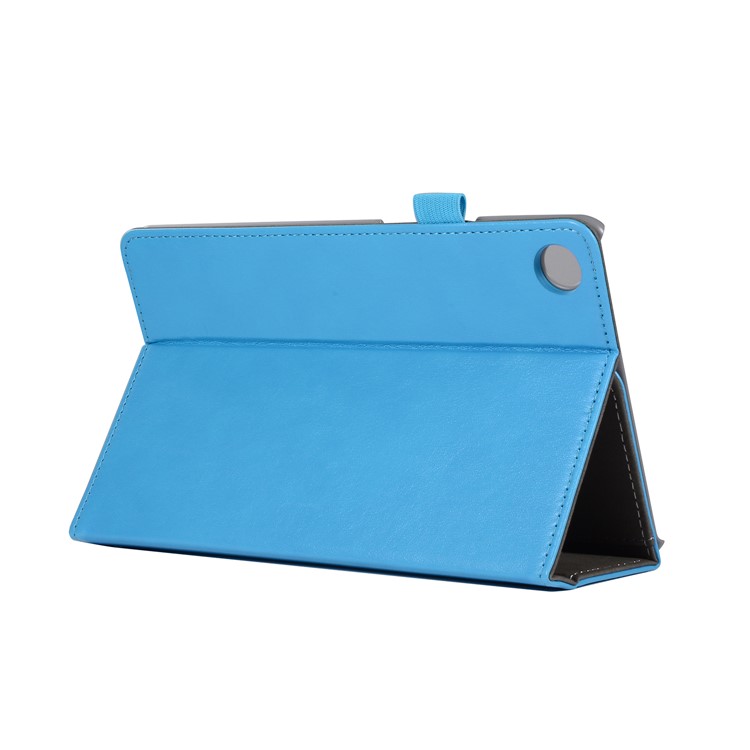 Wallet Stand Leather Protective Shell with Elastic Band for Huawei MediaPad M5 8 - Baby Blue-7