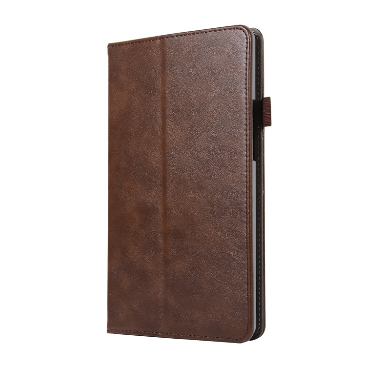 Wallet Stand Elastic Band Leather Case for Huawei MediaPad M5 8 - Brown-2