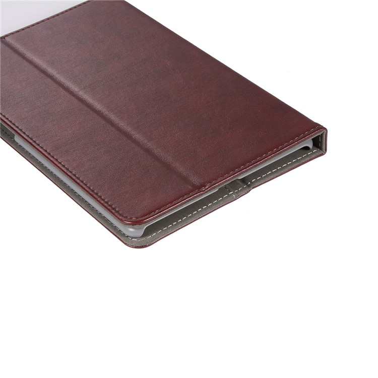Wallet Stand Elastic Band Leather Cover for Huawei MediaPad M5 8 - Wine Red-11