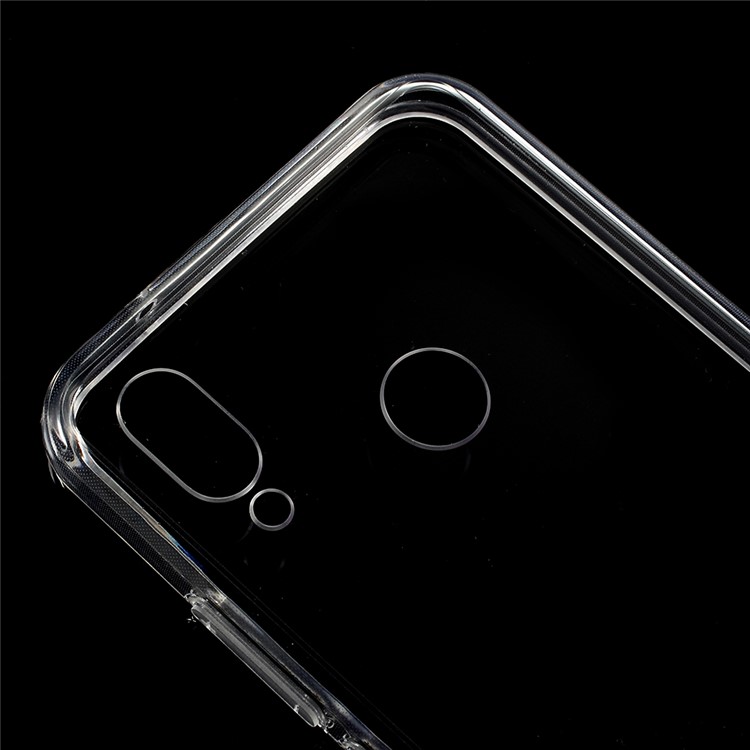 Crystal Clear Acrylic + Flexible TPU Hybrid Cell Phone Case for Huawei P20 Lite / Nova 3e-3