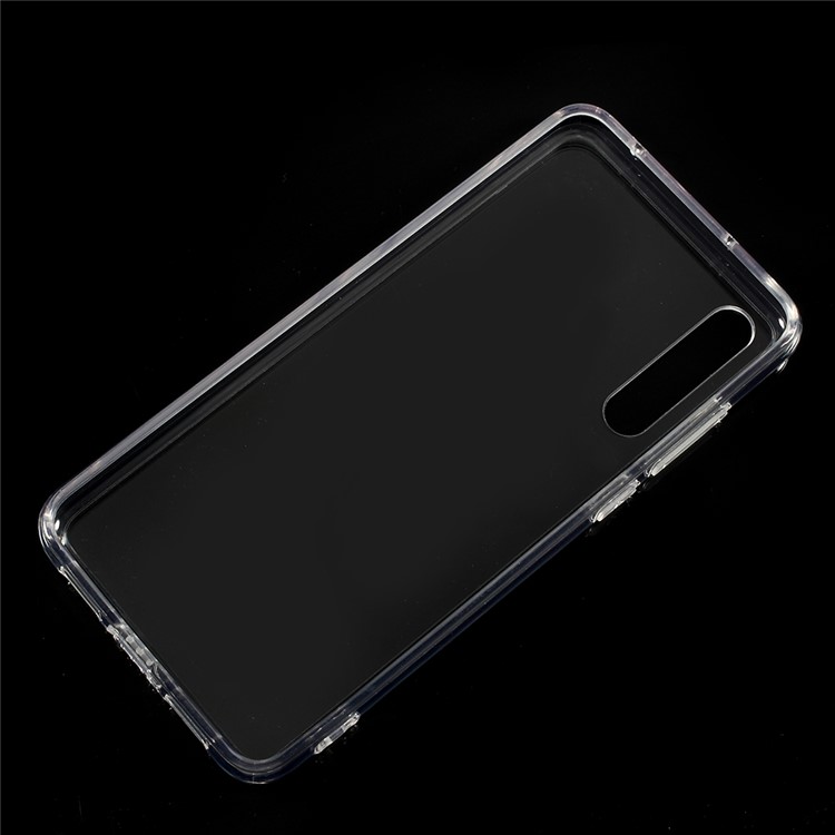 Crystal Clear Acrylic + Flexible TPU Hybrid Case Cover Shell for Huawei P20-2