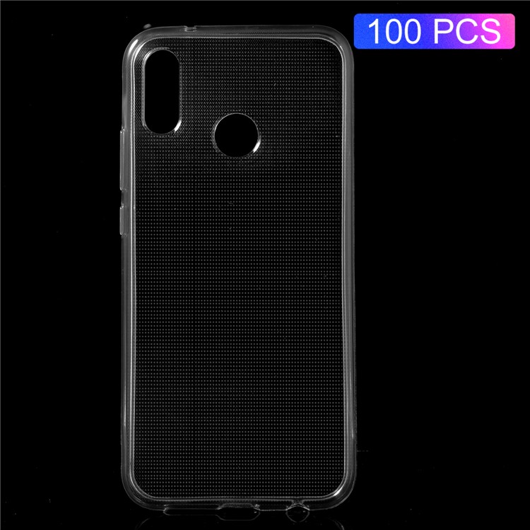 100Pcs Transparent Soft TPU Protective Cell Phone Case Cover for Huawei P20 Lite / Nova 3e (China)-1