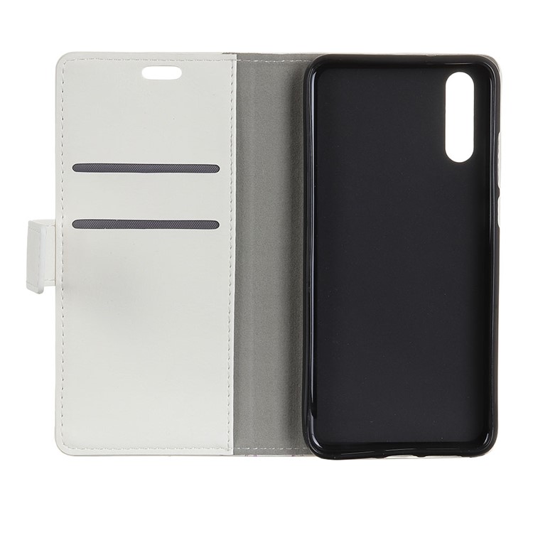 Pattern Printing Stand Leather Wallet Mobile Cover for Huawei P20 - Cute Bear-4