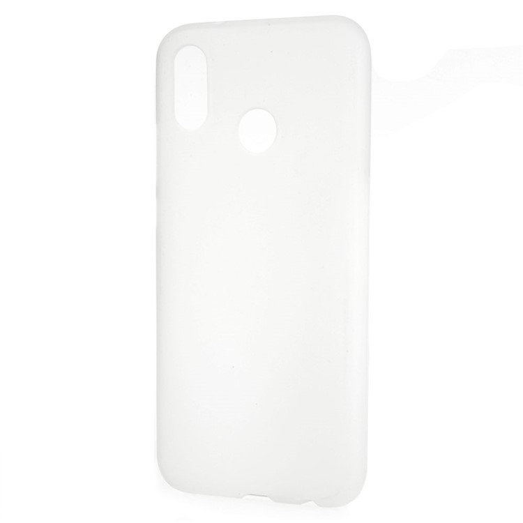100PCS/Pack Double Sided Matte TPU Cell Phone Cover for Huawei P20 Lite/Nova 3e - White-2