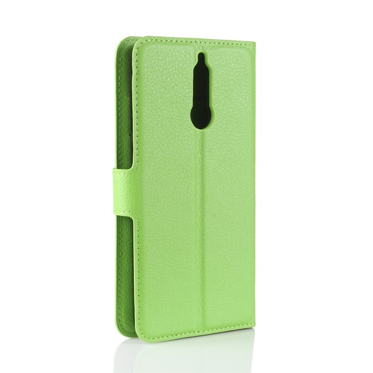 100Pcs/Set Litchi Texture Wallet Leather Mobile Casing for Huawei Mate 10 Lite / nova 2i / Maimang 6 / Honor 9i (India) - Green-6