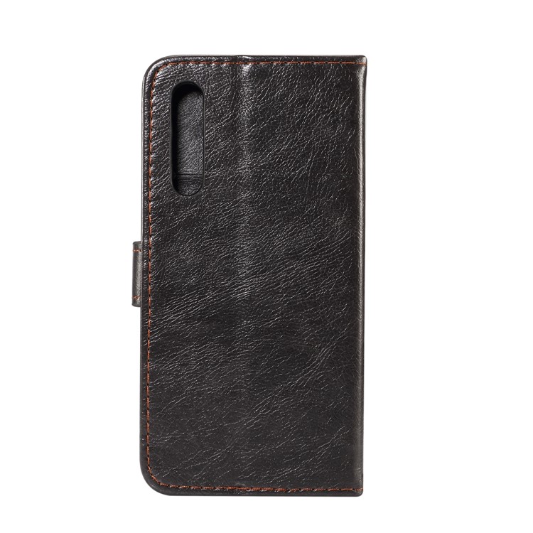Crazy Horse PU Leather Stand Wallet Cell Phone Case for Huawei P20 Pro - Black-3