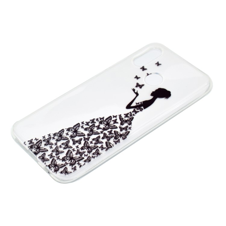 Patterned Flexible TPU Case Cover for Huawei P20 Lite / Nova 3e (China) - Butterfly Fairy-3