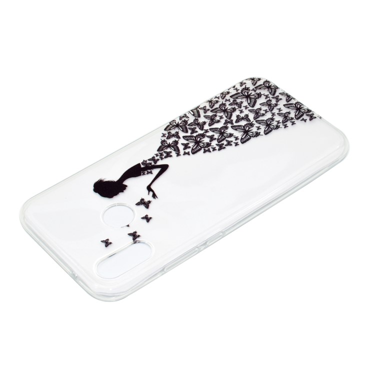 Patterned Flexible TPU Case Cover for Huawei P20 Lite / Nova 3e (China) - Butterfly Fairy-4