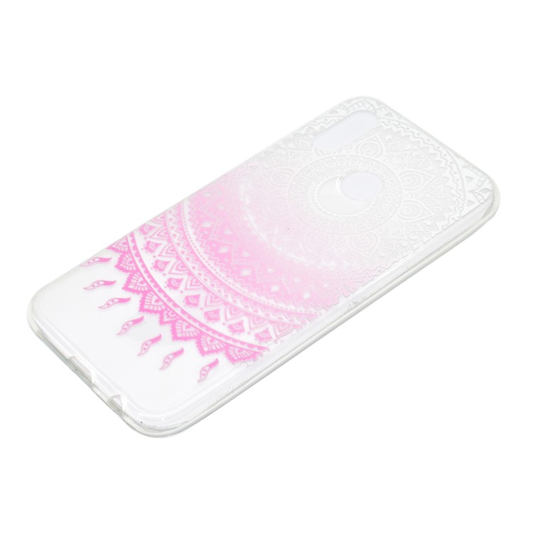 Patterned Soft TPU Mobile Lightweight Cover for Huawei P20 Lite / Nova 3e (China) - Pink Mandala-3