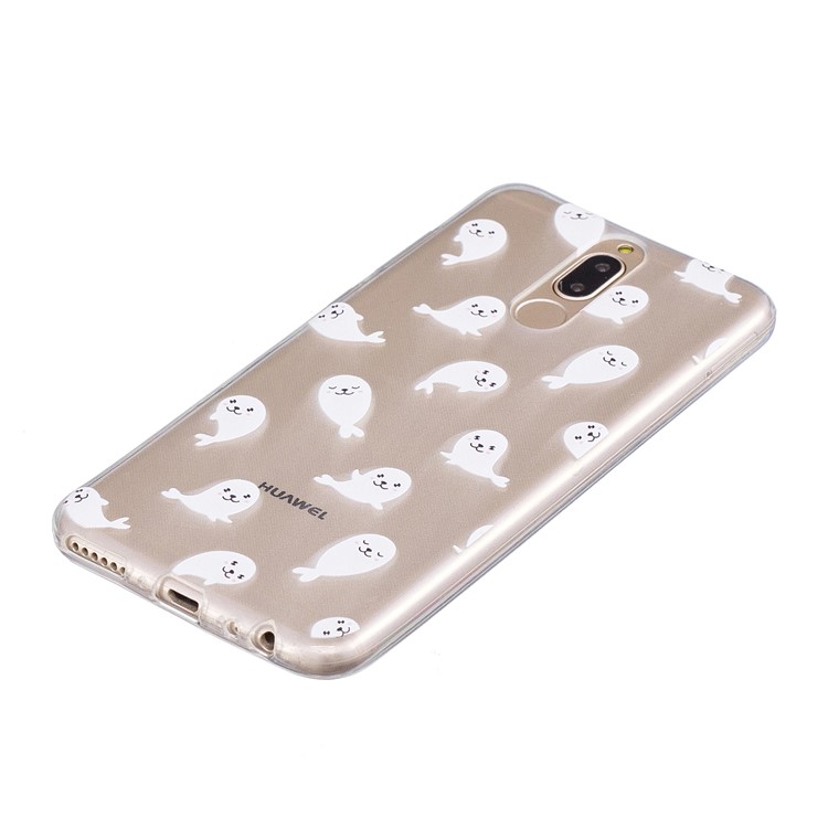 Pattern Printing IMD TPU Back Case for Huawei Mate 10 Lite / nova 2i / Maimang 6 / Honor 9i (India) - Sea Lion-3