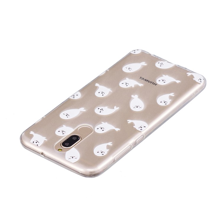 Pattern Printing IMD TPU Back Case for Huawei Mate 10 Lite / nova 2i / Maimang 6 / Honor 9i (India) - Sea Lion-4