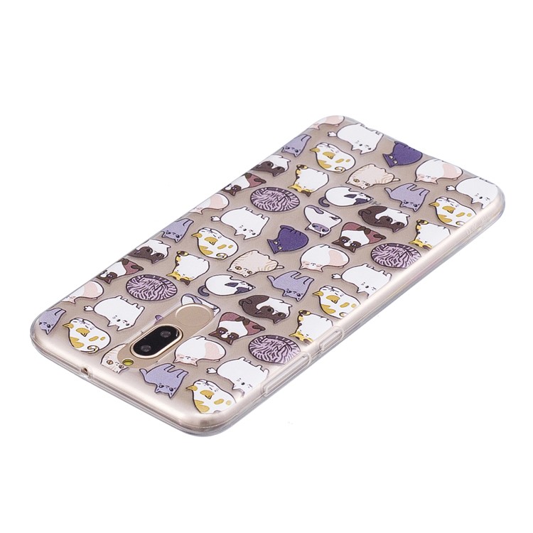 Pattern Printing IMD TPU Back Shell for Huawei Mate 10 Lite / nova 2i / Maimang 6 / Honor 9i (India) - Cartoon Animals-4