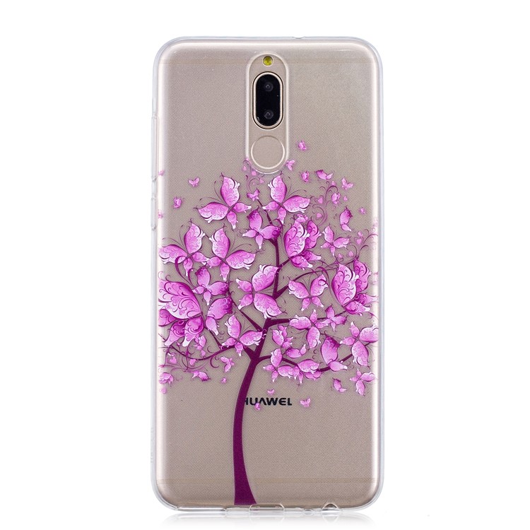 Pattern Printing IMD TPU Mobile Case for Huawei Mate 10 Lite / nova 2i / Maimang 6 / Honor 9i (India) - Tree-2