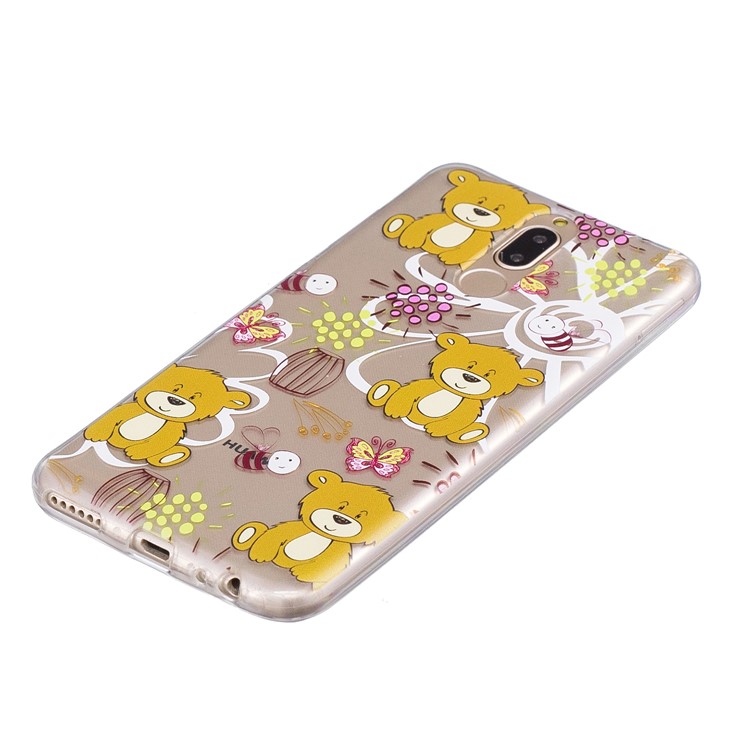 Pattern Printing IMD TPU Cover Case for Huawei Mate 10 Lite / nova 2i / Maimang 6 / Honor 9i (India) - Brown Bear-3
