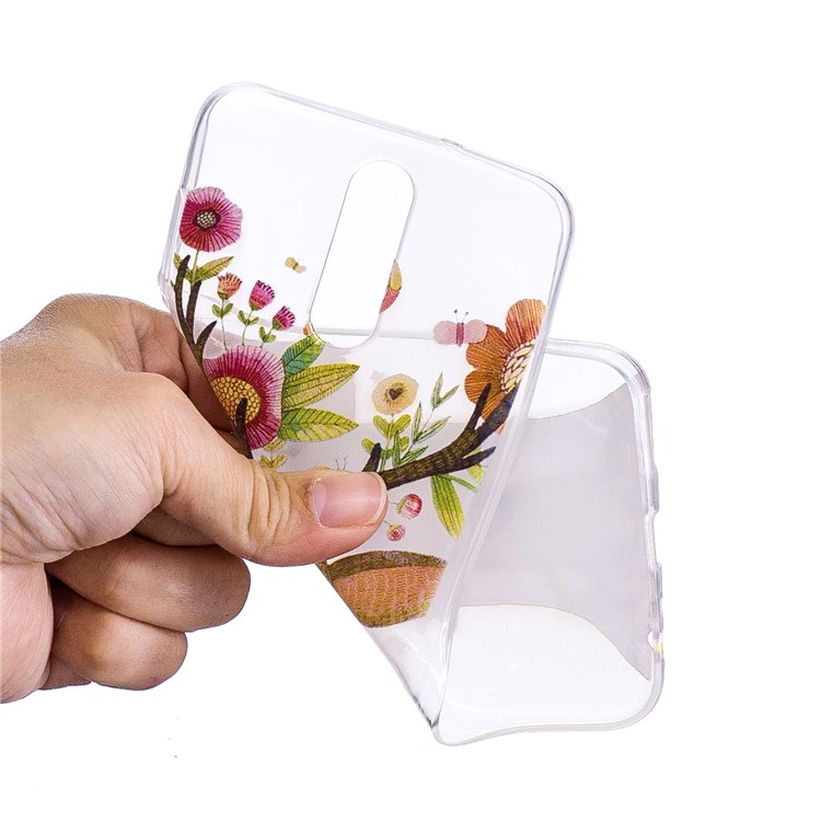 Pattern Printing IMD TPU Case Shell for Huawei Mate 10 Lite / nova 2i / Maimang 6 / Honor 9i (India) - Flowered Elk-5