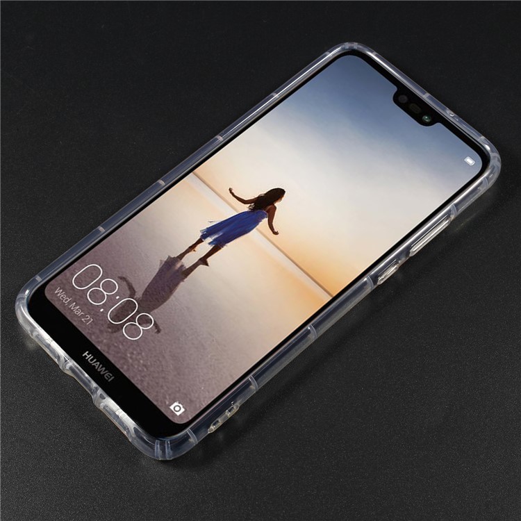 Drop-proof Clear TPU Phone Protetive Case for Huawei P20-2