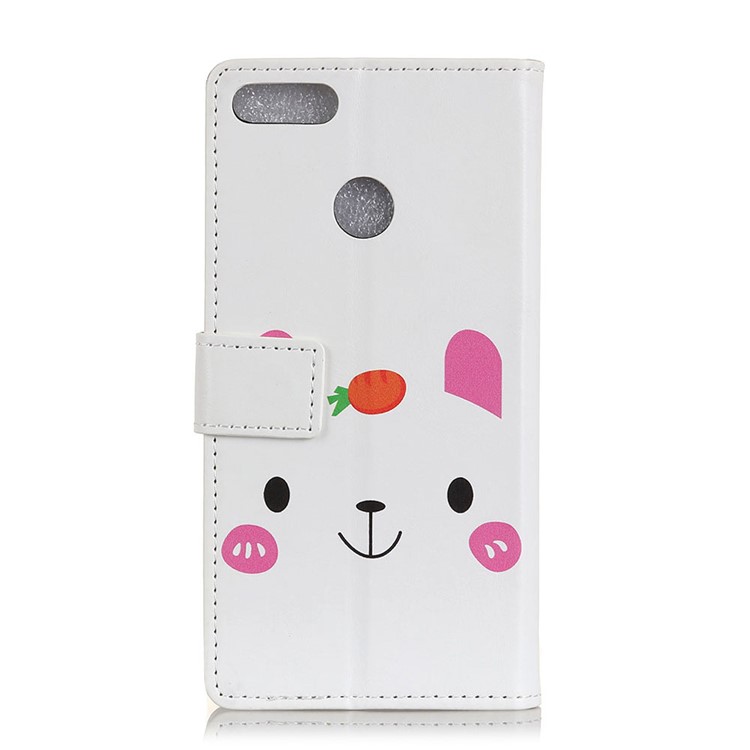 Pattern Printing Wallet Leather Phone Folio Case for Huawei Y9 (2018) / Enjoy 8 Plus - Cartoon Pattern-2