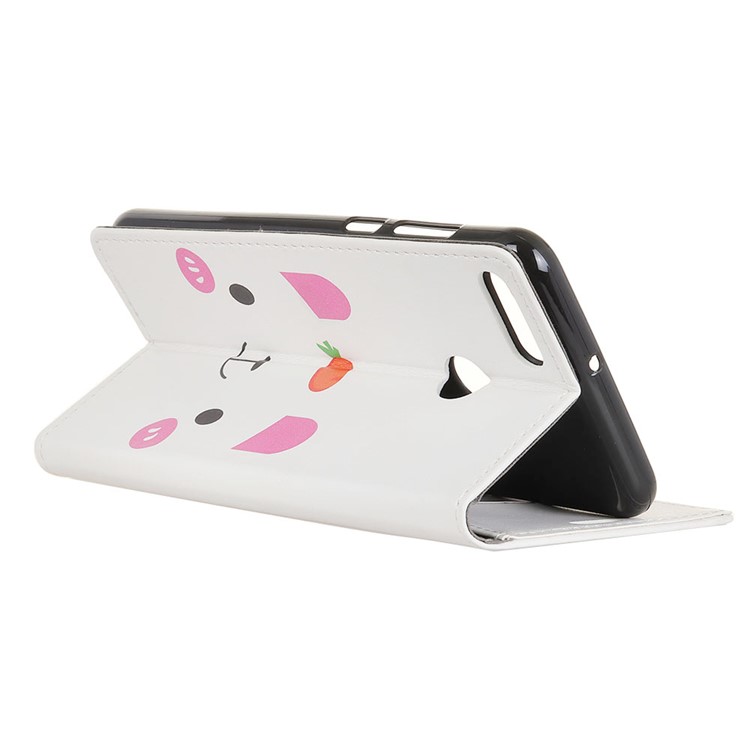 Pattern Printing Wallet Leather Phone Folio Case for Huawei Y9 (2018) / Enjoy 8 Plus - Cartoon Pattern-3
