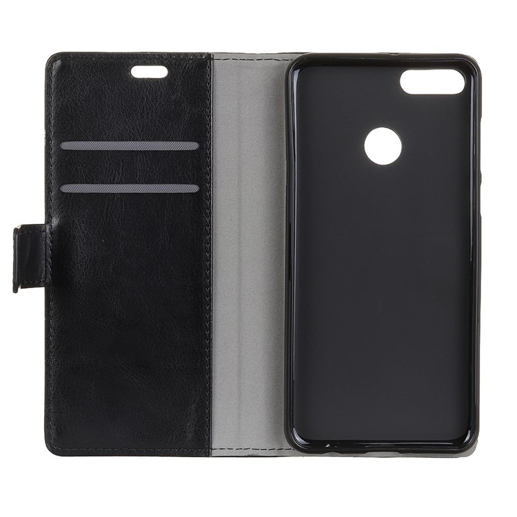 Pattern Printing Wallet Leather Phone Casing Accessory for Huawei Y9 (2018) / Enjoy 8 Plus - Fierce Wolf-3