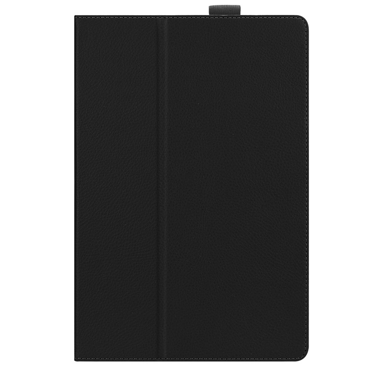 Litchi Skin Leather Case with Stand for Huawei MediaPad M5 10 / M5 10 (Pro) - Black-3