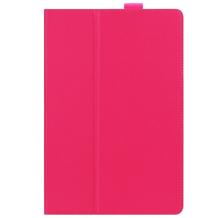 Litchi Skin Leather Shell Case with Stand for Huawei MediaPad M5 10 / M5 10 (Pro) - Rose-3