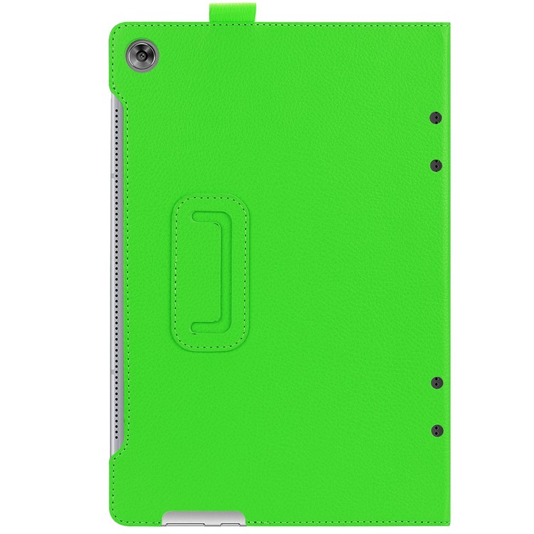 Litchi Skin Leather Stand Case for Huawei MediaPad M5 10 / M5 10 (Pro) - Green-2