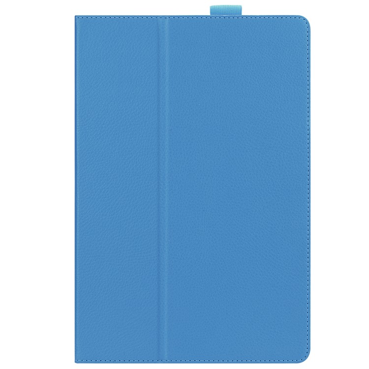 Litchi Skin Leather Stand Cover for Huawei MediaPad M5 10 / M5 10 (Pro) - Baby Blue-3