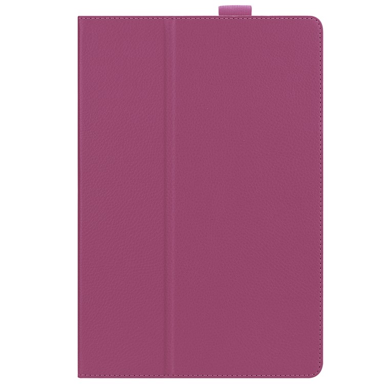 Litchi Skin Leather Shell Cover Case with Stand for Huawei MediaPad M5 10 / M5 10 (Pro) - Purple-3
