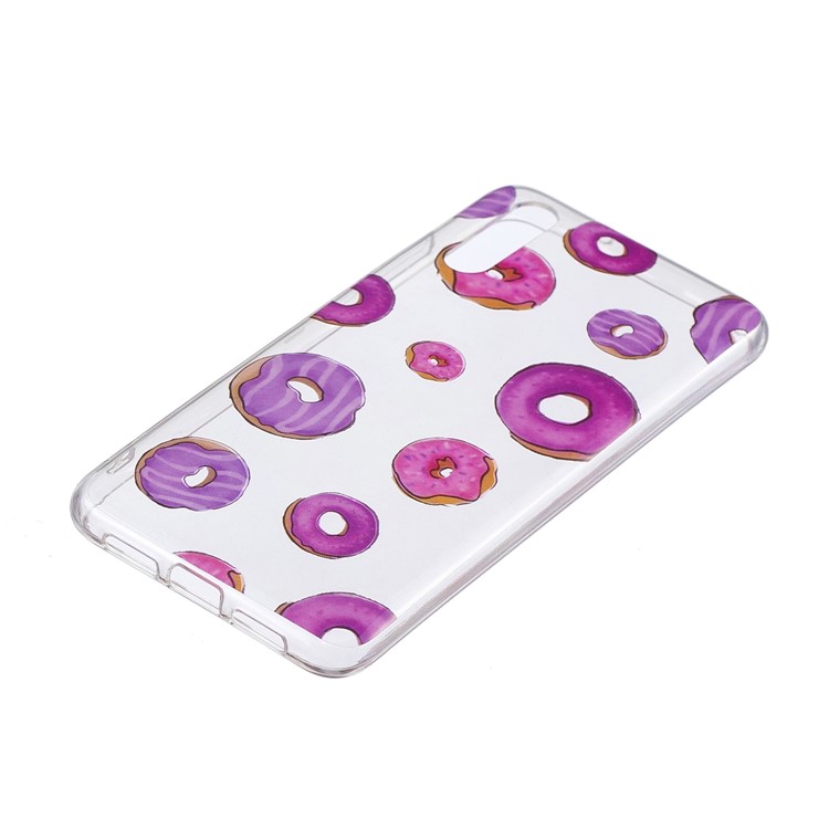 Pattern Printing IMD TPU Soft Phone Casing Shell for Huawei P20 - Doughnuts-2