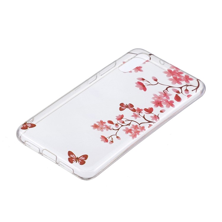 Pattern Printing IMD TPU Soft Mobile Phone Shell for Huawei P20 - Flower and Butterfly-2