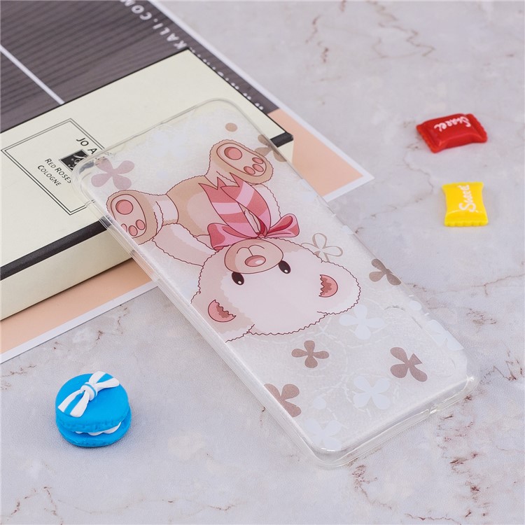 Pattern Printing IMD TPU Soft Mobile Phone Casing for Huawei P20 - Cute Bear-5