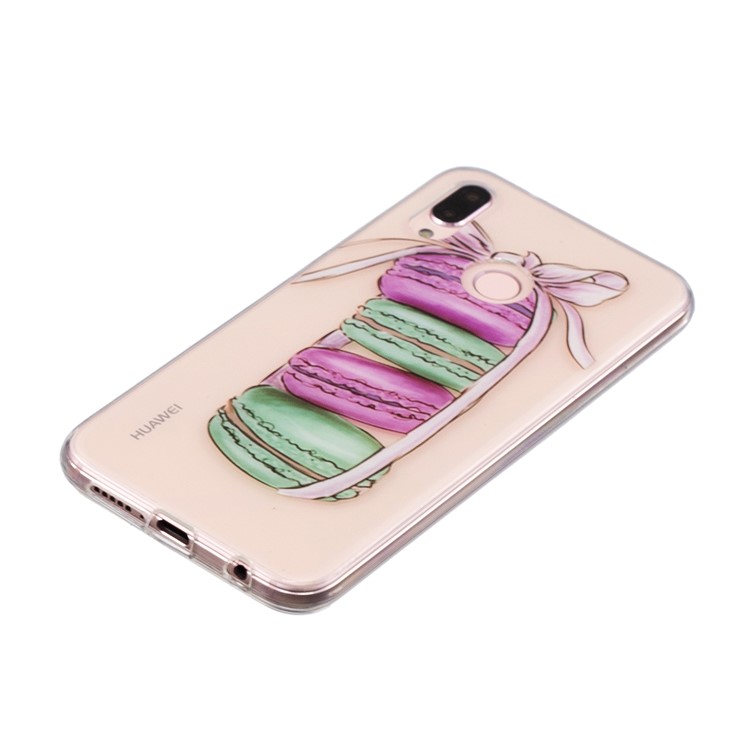Pattern Printing IMD TPU Case for Huawei P20 Lite / Nova 3e - Macaroon Pattern-2