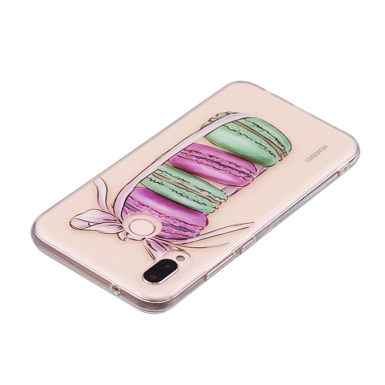 Pattern Printing IMD TPU Case for Huawei P20 Lite / Nova 3e - Macaroon Pattern-3