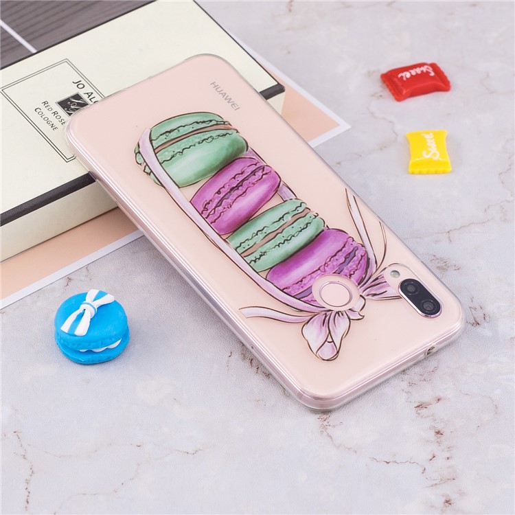 Pattern Printing IMD TPU Case for Huawei P20 Lite / Nova 3e - Macaroon Pattern-5