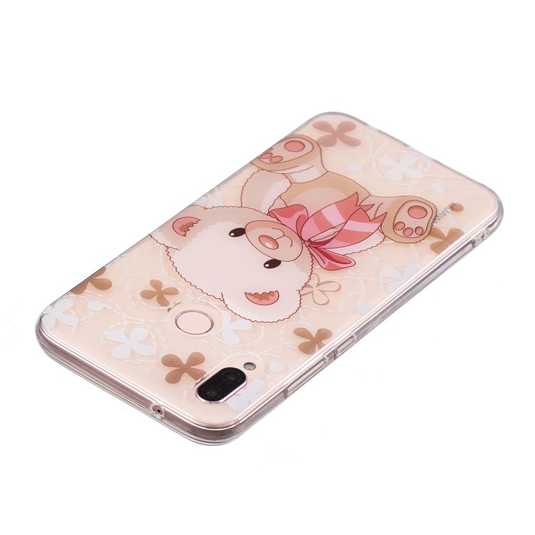 Pattern Printing IMD TPU Shell Case for Huawei P20 Lite / Nova 3e - Adorable Bear-3