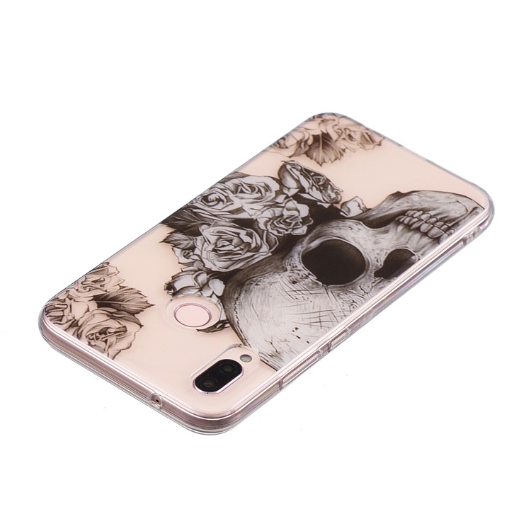 Pattern Printing IMD TPU Soft Case for Huawei P20 Lite / Nova 3e - Cool Skull-3