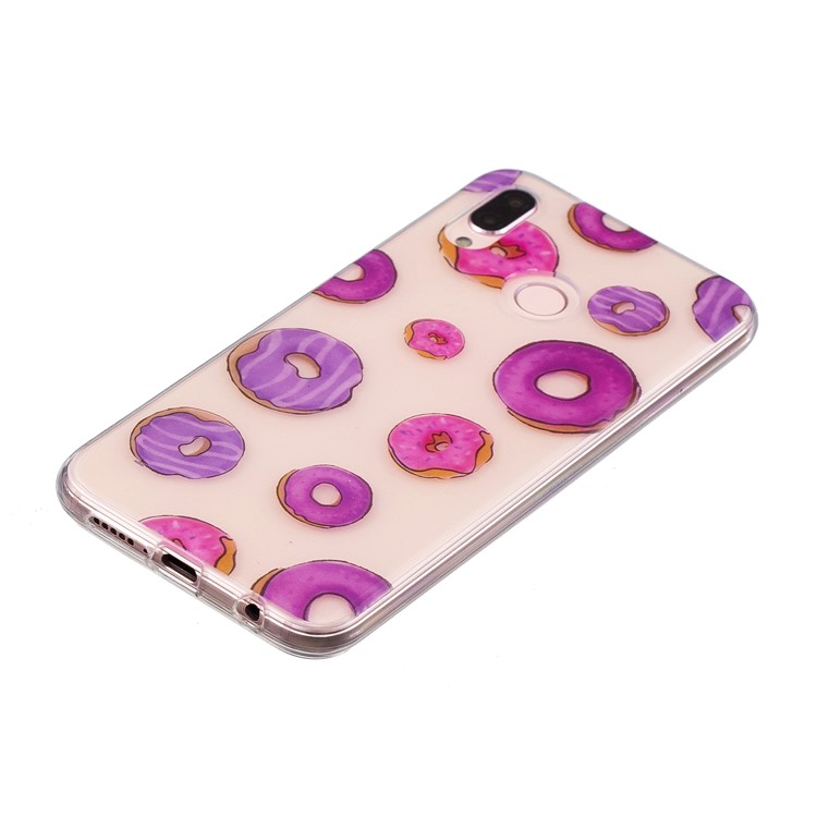 Pattern Printing IMD TPU Shell Cover Case for Huawei P20 Lite / Nova 3e - Doughnut Pattern-2