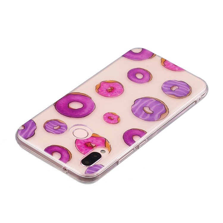 Pattern Printing IMD TPU Shell Cover Case for Huawei P20 Lite / Nova 3e - Doughnut Pattern-3