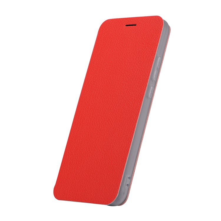 Litchi Texture Flip Leather Stand Card Slot Protective Phone Cover for Huawei P20 Lite / Nova 3e - Red-13
