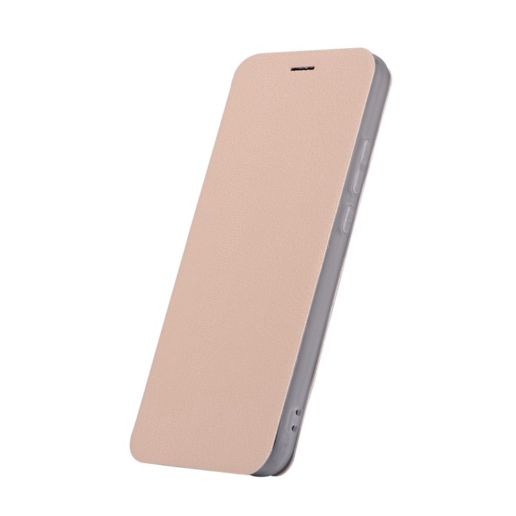 Litchi Texture Flip Leather Stand Card Slot Mobile Casing for Huawei P20 Lite / Nova 3e - Gold-2