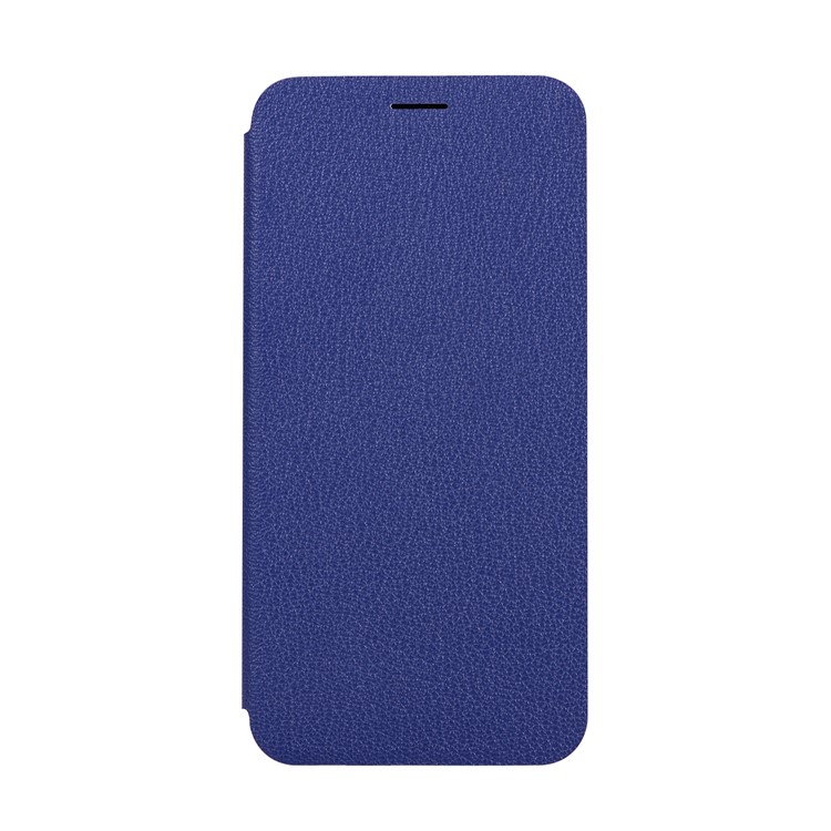 Litchi Texture Flip Leather Stand Card Slot Mobile Cover for Huawei P20 Lite / Nova 3e - Blue-4