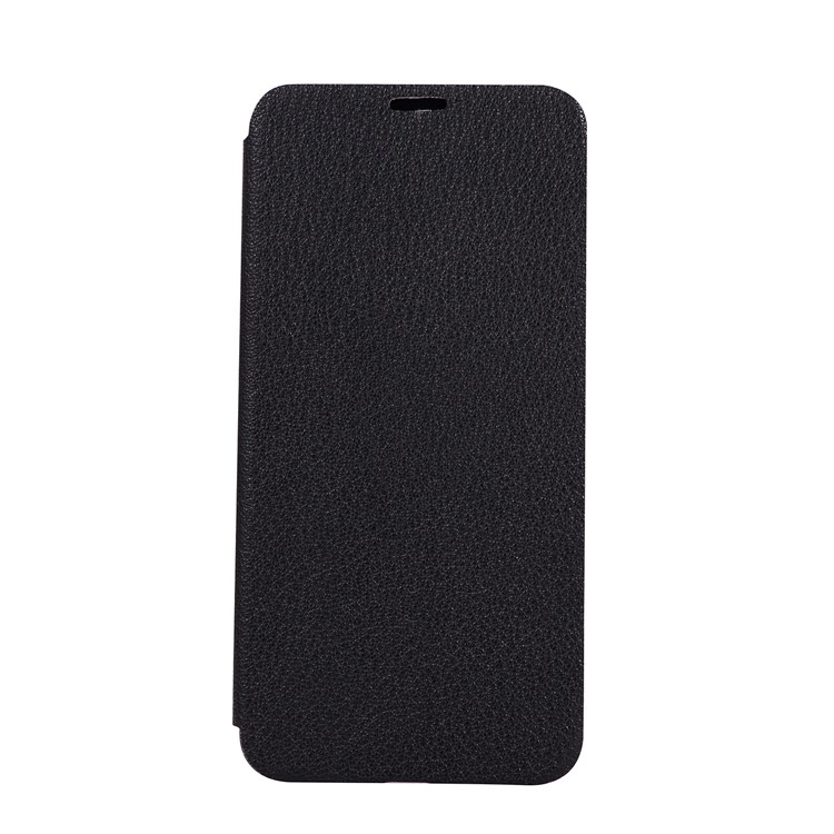 Litchi Skin Leather Stand Shell with Card Slot for Huawei P20 Pro - Black-5