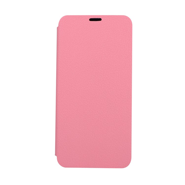 Litchi Skin Leather Stand Case Shell with Card Slot for Huawei P20 Pro - Rose-5