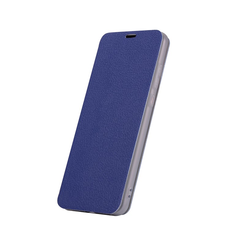 Litchi Skin Leather Stand Mobile Shell with Card Slot for Huawei P20 Pro - Blue-2