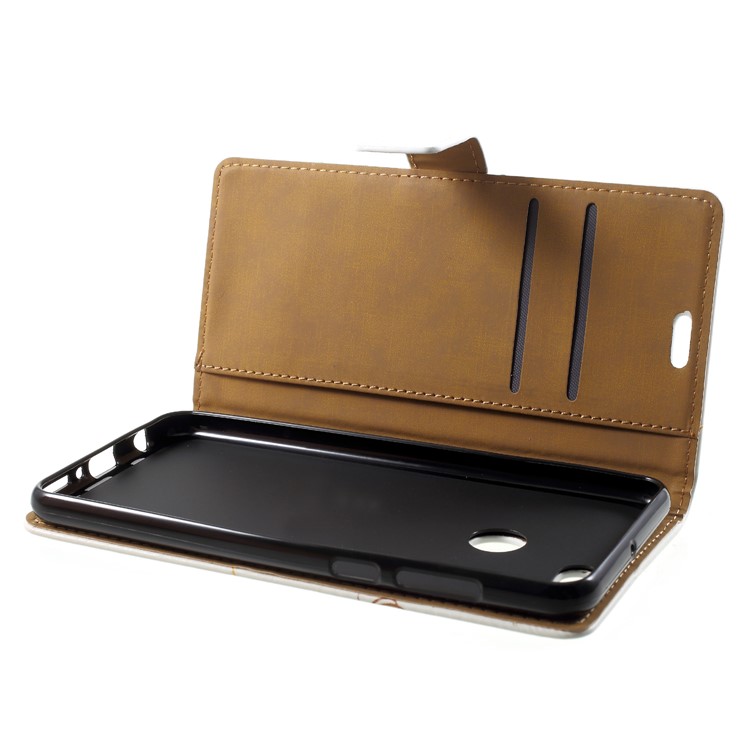 Wallet Leather Cell Phone Case for Huawei Y9 (2018) / Enjoy 8 Plus - Colorized Tree-7