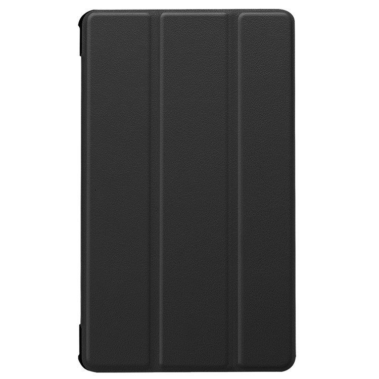 Tri-fold Stand PU Leather Smart Case for Huawei MediaPad M5 8 - Black-2