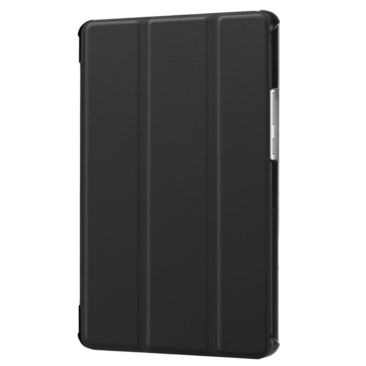 Tri-fold Stand PU Leather Smart Case for Huawei MediaPad M5 8 - Black-7